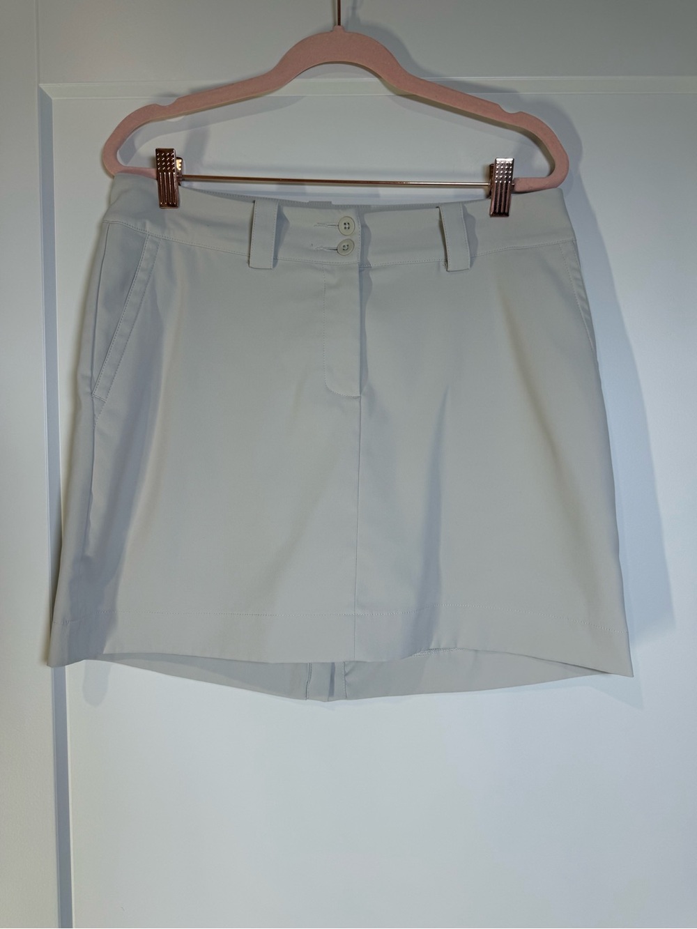 Nike Golf Dri-FIT White Performance Skort | Size 6 | Built-In Shorts